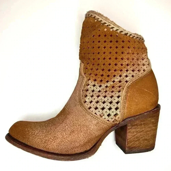 Corral Womens Ankle Booties Size 7 - Picture 7 of 11